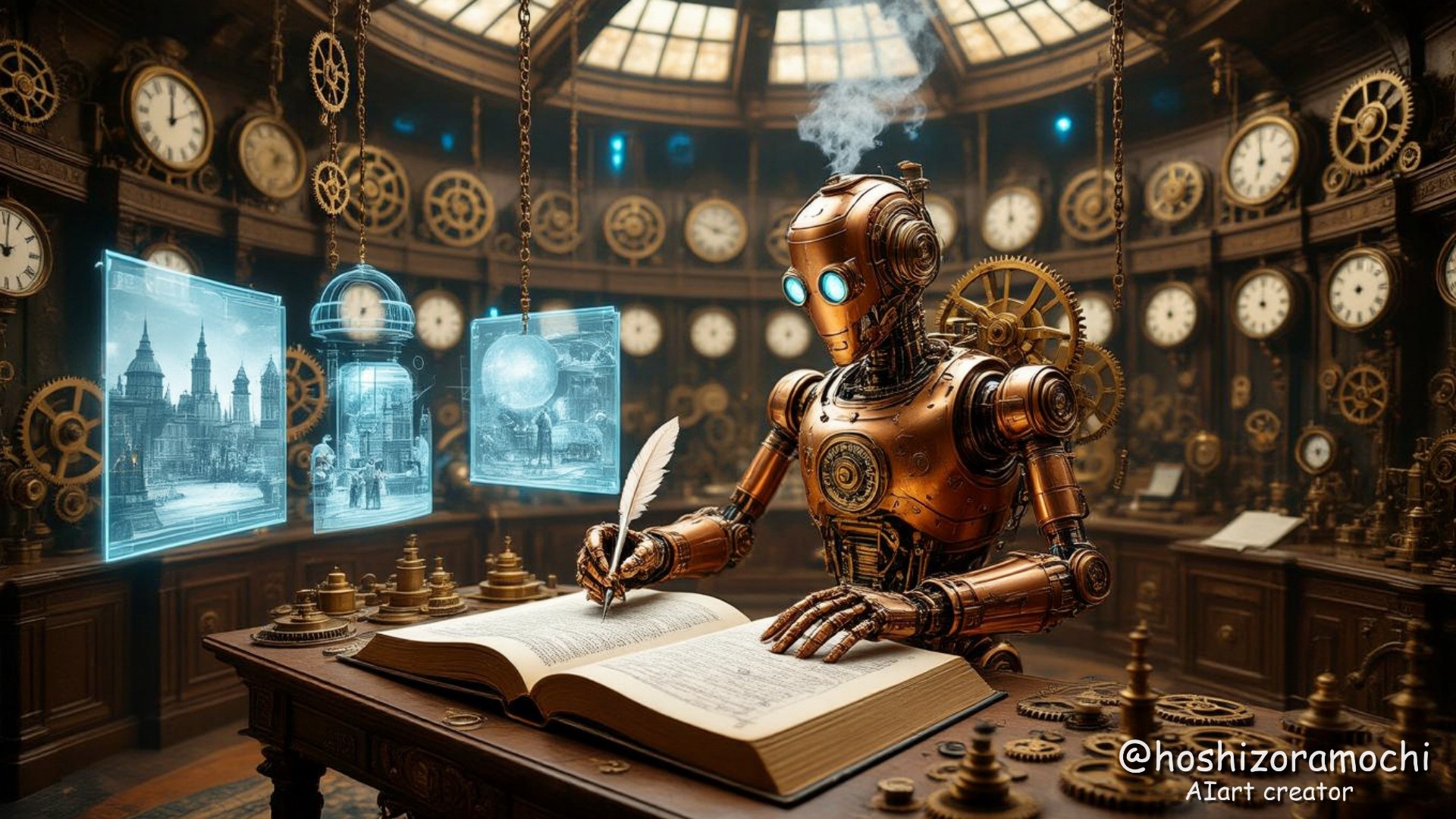 時を超える執筆者の工房 - A timeless writer's workshop | PromptCom