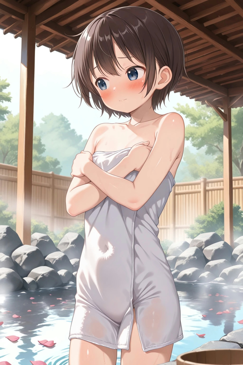 無乳っ娘と温泉①