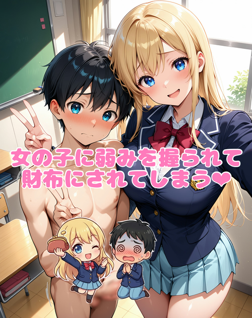 女の子に弱みを握られて財布にされてしまう