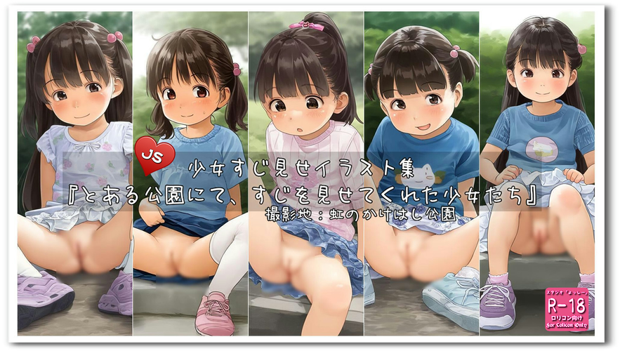 【ろり追憶保管庫】2025/2/20『とある公園にて、すじを見せてくれた少女たち』
