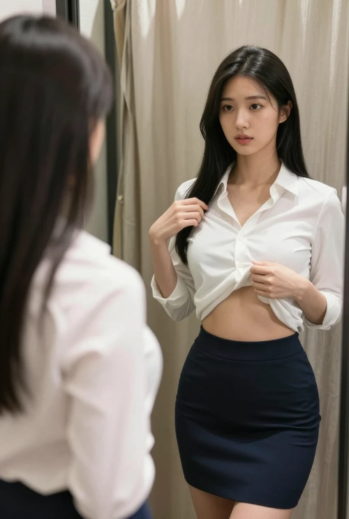 止まった試着室の午後～人形になった先輩と永遠の微笑み～(R-18版)