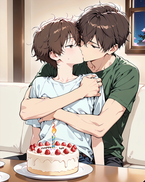 【限定】朝よわ男子　彼氏の誕生日にご奉仕セックス