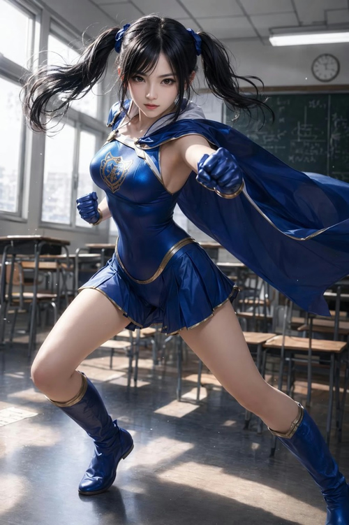 レオタード戦士ブルーセイバー