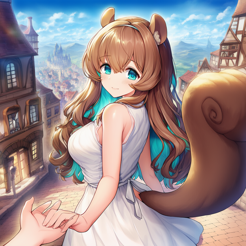 リス娘POVふたなりフェラエッチ