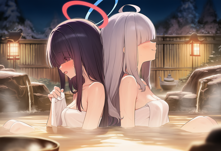 【ブルアカ】ふたなりミレニアムサイエンススクールモブ×ふたなり正義実現員会モブ#01