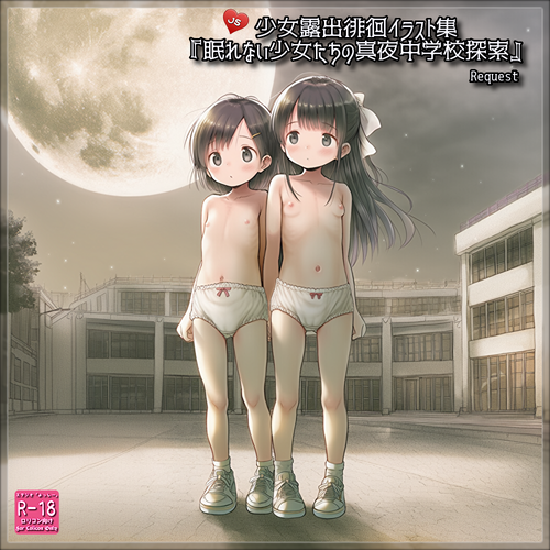 リクエスト品『眠れない少女たちの真夜中学校探索』☆【ZIP】