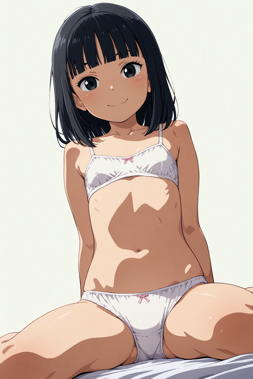 下着の涼子ちゃん。
