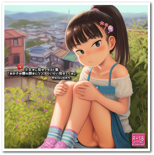 リクエスト品『あの子は嫌な顔をしつつ、ぐいぐい見せてくる』【ZIP】