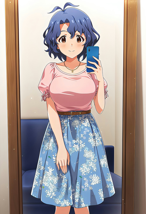 【ア○ドルマスターミ○オンライブ！】豊○　風花(自撮り)セリフなし