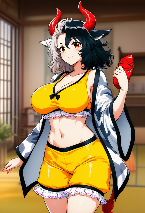 牛崎潤美　肥満化（＋R18）