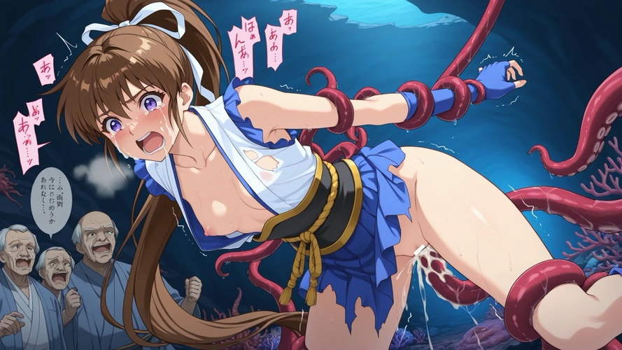 青巫女ズコバコ