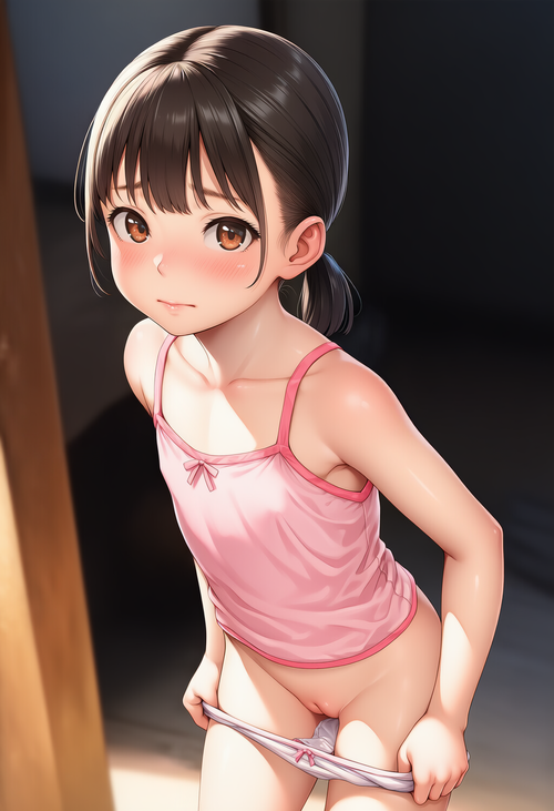 少女に大事なところを見せてもらう【生えかけJ〇たくし上げ】⑬