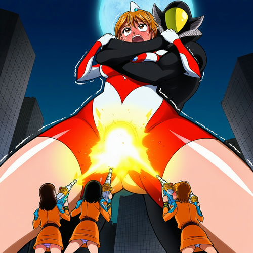 ニチアサ変身ヒロインでメフィラス星人（股・ビーム）