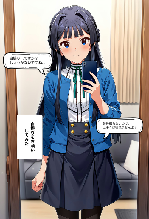 【ア○ドルマスターミ○オンライブ！】最○　静香(自撮り)セリフあり