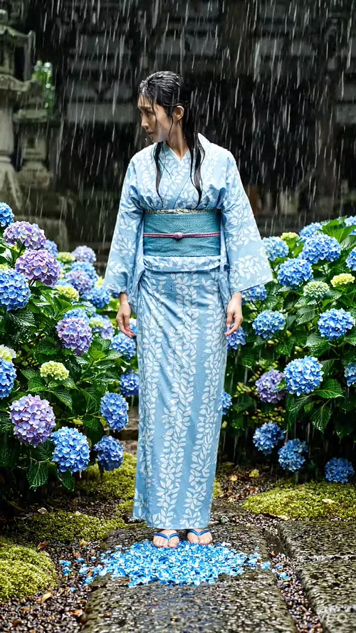 【状態変化】石化する人魚の彫像