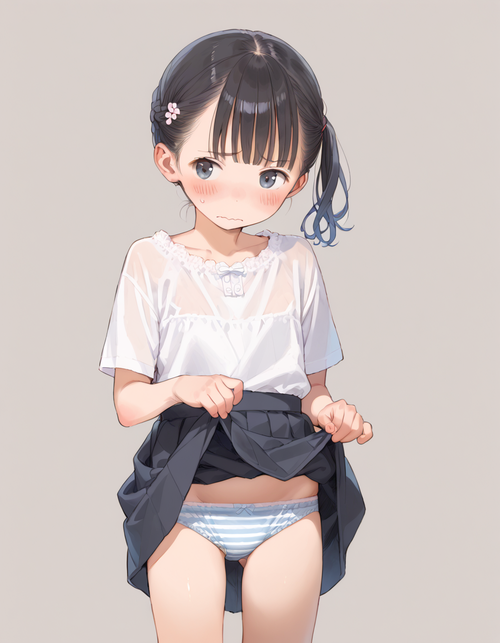 莉子ちゃんパンツ見せ