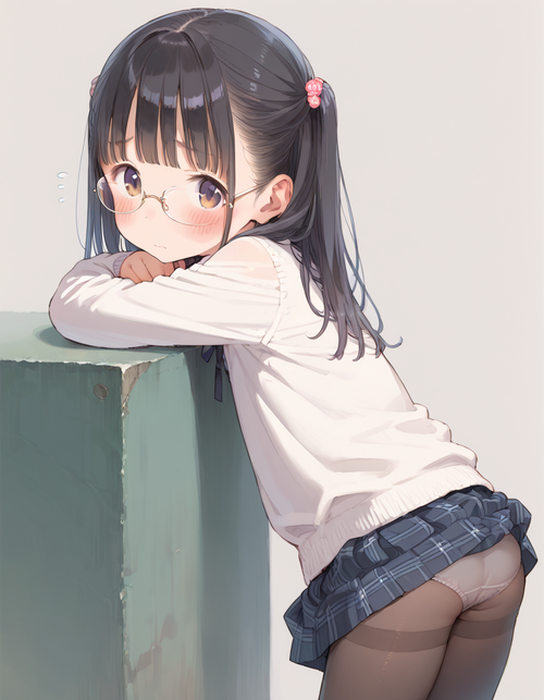 千秋ちゃんのパンツ見せ