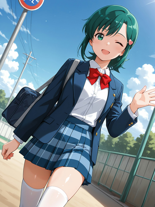 【スーパーリアル麻雀P5】梢ひな子：風紀委員の学校生活
