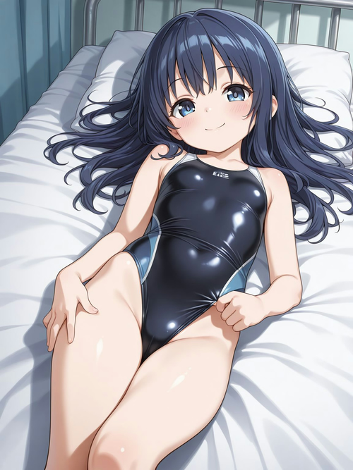 今日は競泳水着