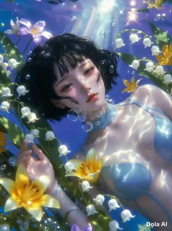 【R18・マネキン化】水中花畑の永遠の潜水者