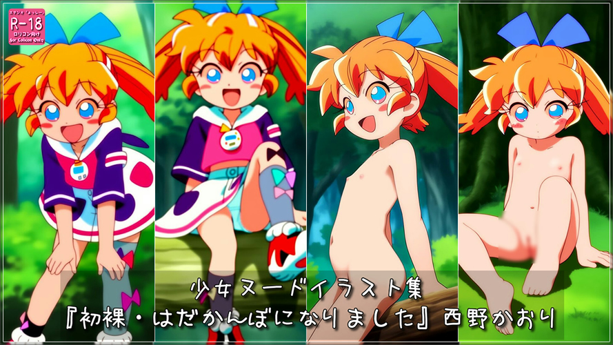 【ろり追憶保管庫】2025/3/23 二次創作『初裸・はだかんぼになりました』西〇かおり