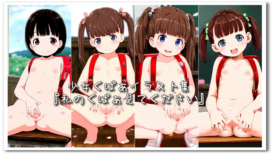 【ろり追憶保管庫】（画像追加）2024/3/20『私のくぱぁ見てください』☆