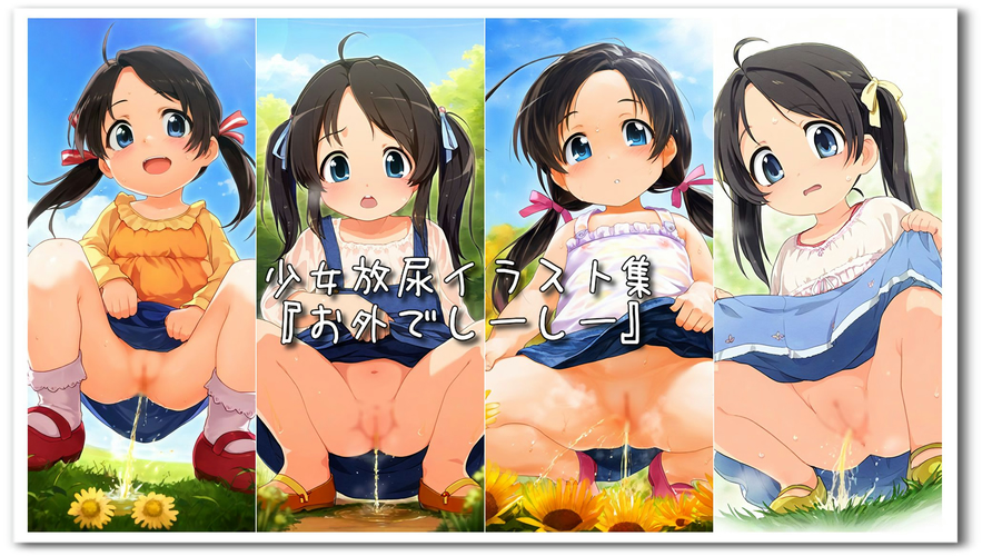 【ろり追憶保管庫】（画像追加）2024/2/25『お外でしーしー』☆