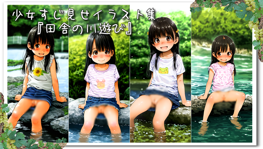 【ろり追憶保管庫】（画像追加）2024/5/19『田舎の川遊び』