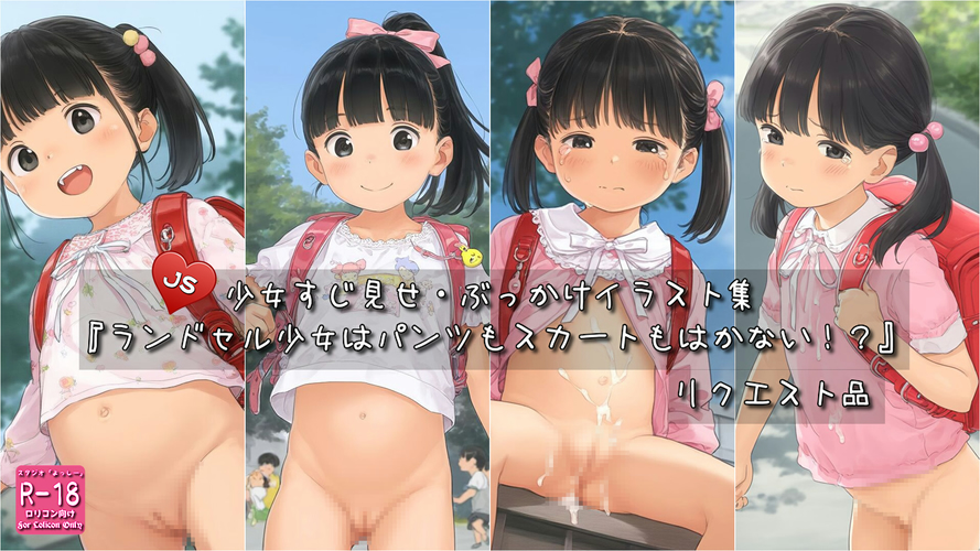 【ろり追憶保管庫】2025/7/12 リクエスト品『ランドセル少女はパンツもスカートもはかない！？』☆