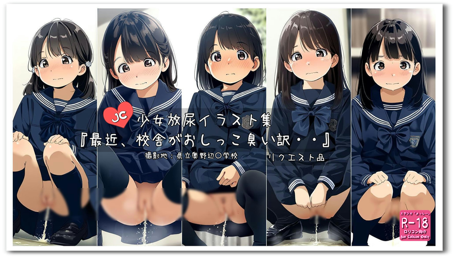 【ろり追憶保管庫】2024/12/6 リクエスト品『最近、校舎がおしっこ臭い訳・・』☆