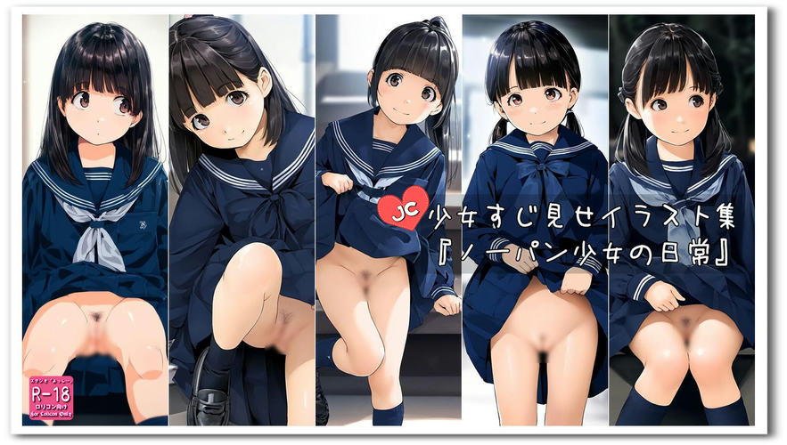 【ろり追憶保管庫】2024/12/2『ノーパン少女の日常』