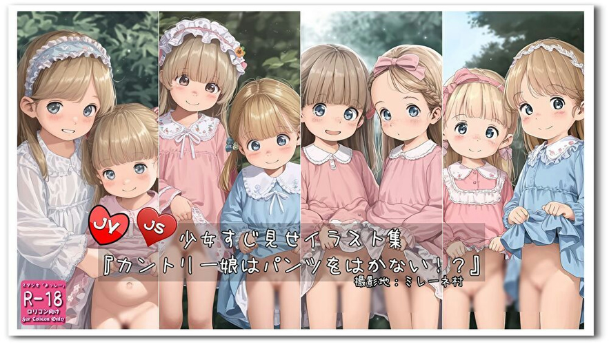 【ろり追憶保管庫】2024/11/25『カントリー娘はパンツをはかない！？』☆