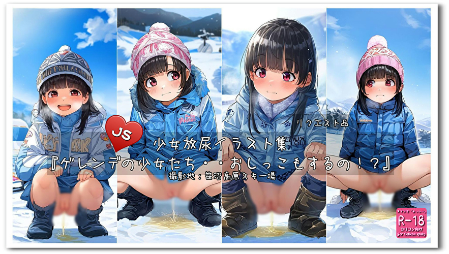 【ろり追憶保管庫】2024/11/24リクエスト品『ゲレンデの少女たち・・おしっこもするの！？』☆