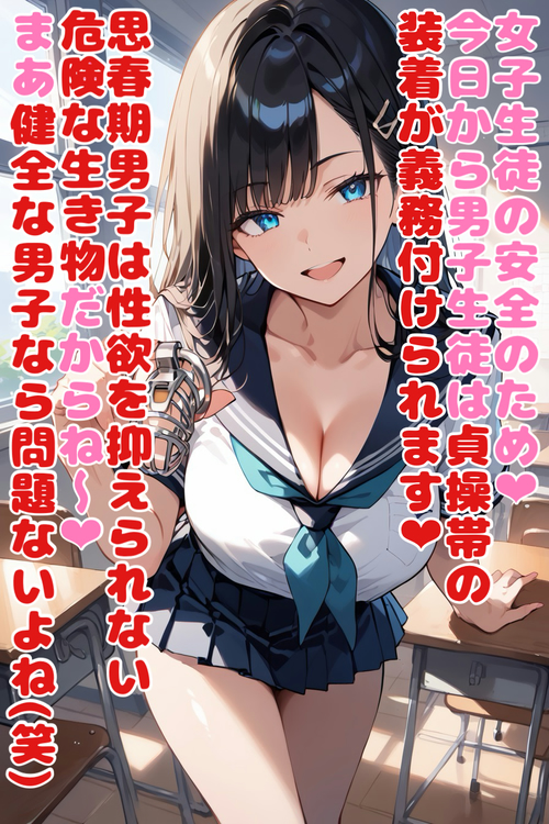 思春期男子は貞操帯を装着しましょう