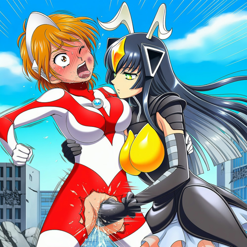 ニチアサ変身ヒロインでウルトラヒロイン・ゼットン（股間攻撃）