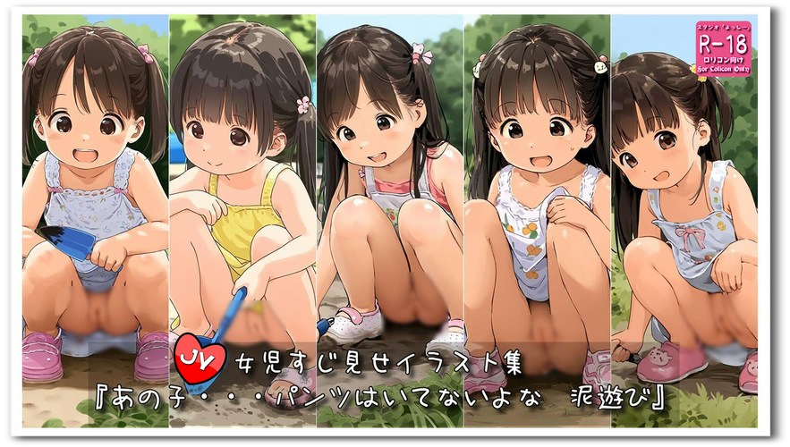 【ろり追憶保管庫】2024/10/15 リクエスト品『あの子・・・パンツはいてないよな　泥遊び』