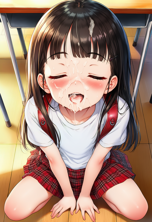 少女にぶっかけシーンのみを集めました！【ドロドロ射精大会】④