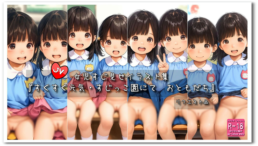 【ろり追憶保管庫】2024/10/27リクエスト品『すくすく元気・すじっこ園にて　おともだち』☆