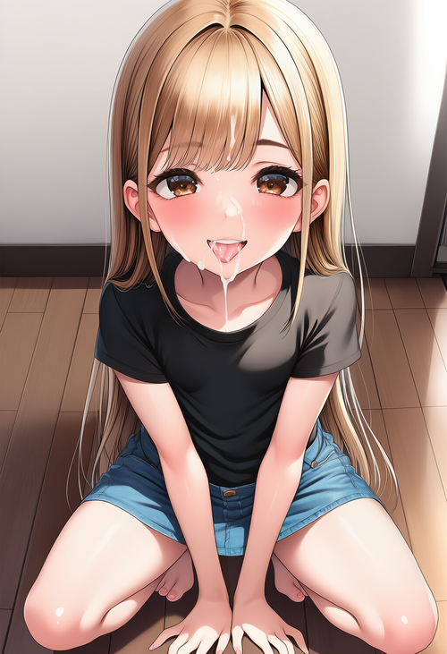 少女にぶっかけシーンのみを集めました！【ドロドロ射精大会】⑩