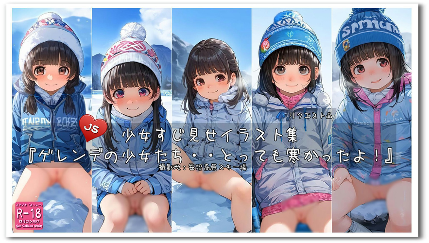 【ろり追憶保管庫】（画像追加）2024/11/22 『ゲレンデの少女たち・・とっても寒かったよ！』