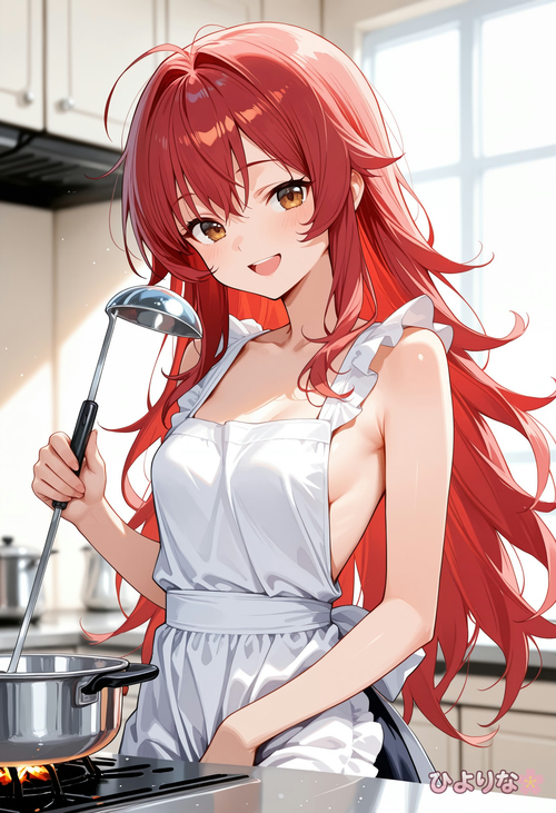 裸エプロン（朱莉）