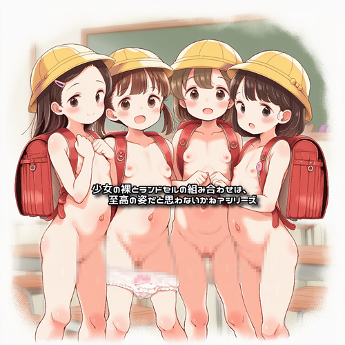 【裸ランドセル】少女の裸とランドセルの組み合わせは、至高の姿だと思わないかね？シリーズ