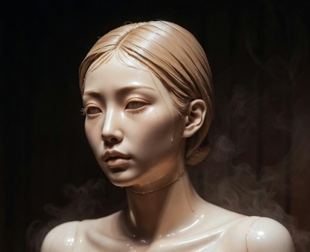 硝子越しの静謐 ― 水底に刻まれる永遠の刹那