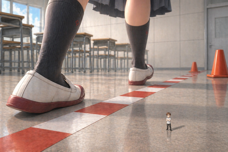 サイズ差のある学校